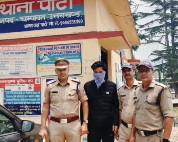 पोक्सो एक्ट के तहत फरार आरोपी चंदन अधिकारी को पाटी पुलिस ने किया गिरफ्तार